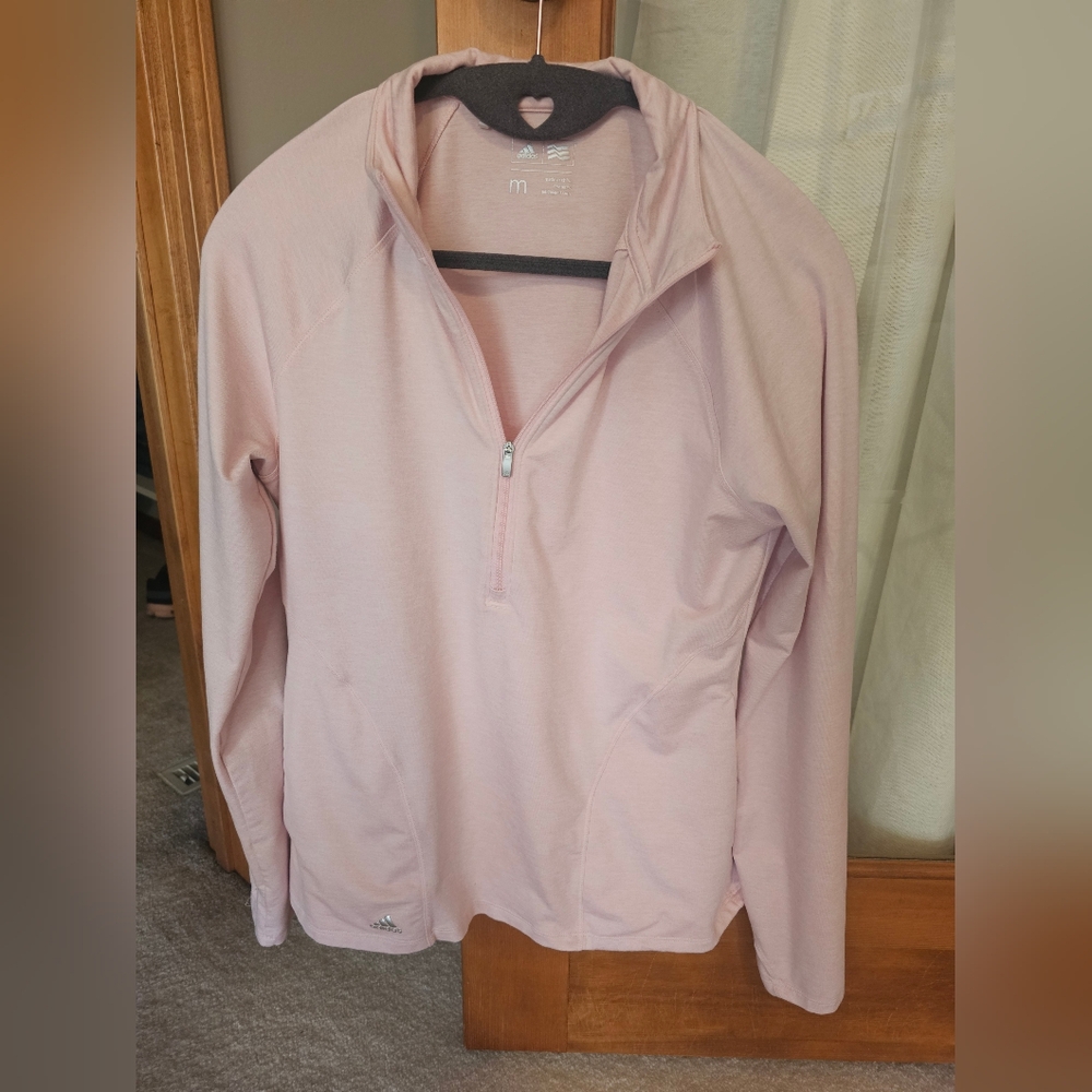 Adidas quarter-zip golf pullover